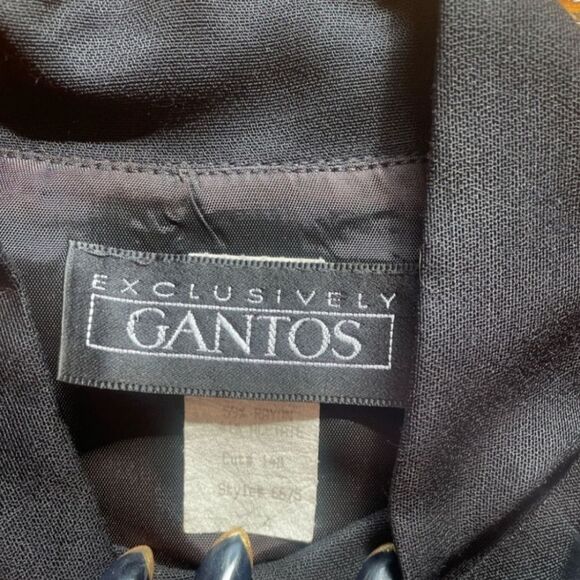 Exclusively Gantos Vintage Black Bolero Jacket Size 4 - Picture 3 of 5